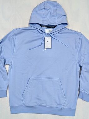 Jordan Sport Dri-FIT Moisture Wicking Pullover Hoodie Blue Men's Size L